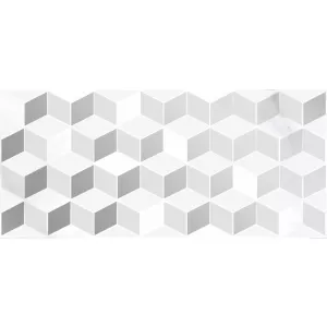 Настенная вставка Cersanit Omnia геометрия белый А15918 44х20 см