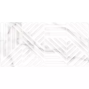 Плитка настенная Cersanit Moonlight белый рельеф A17573 59,8х29,8 см